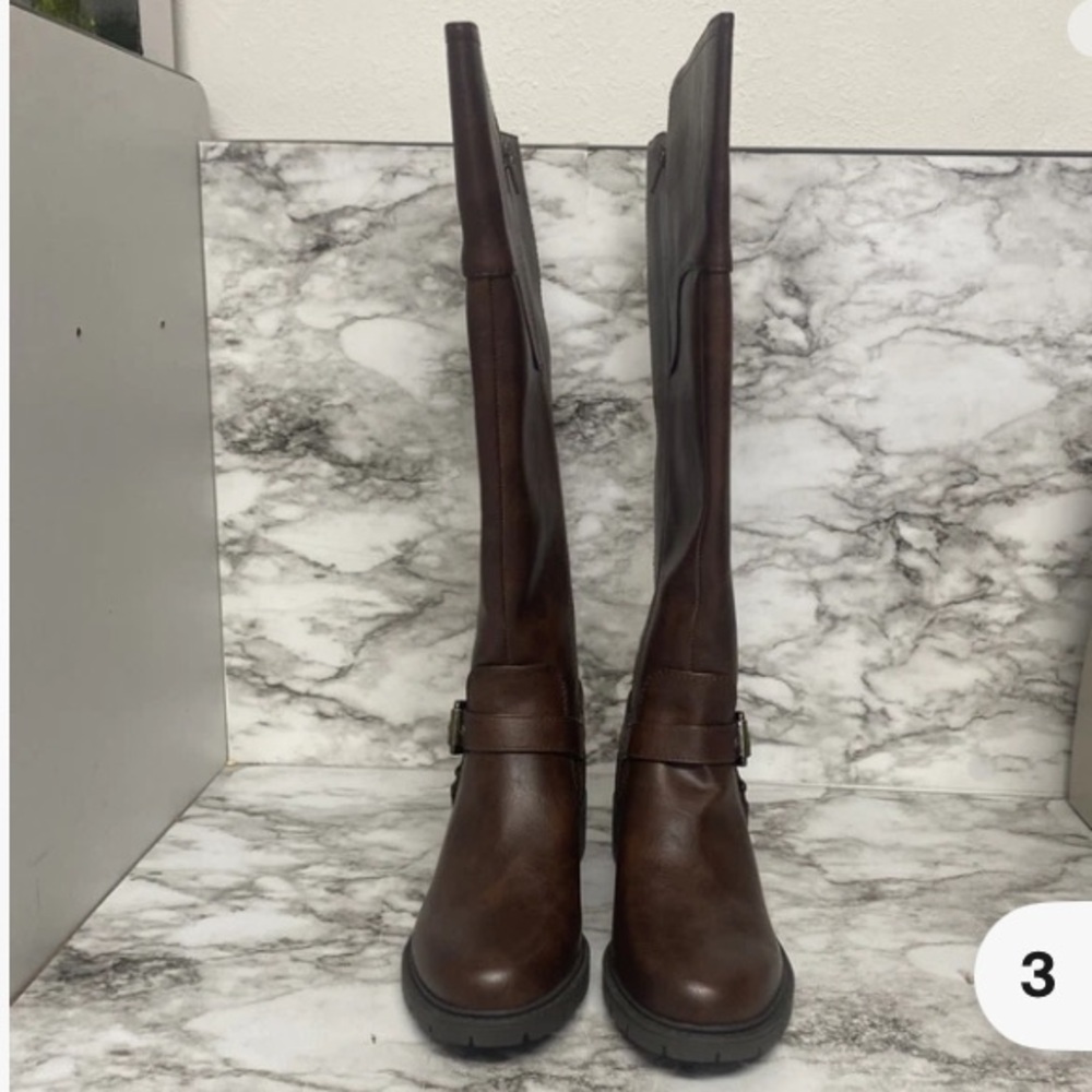 G by Guess Brown Knee-High Boots